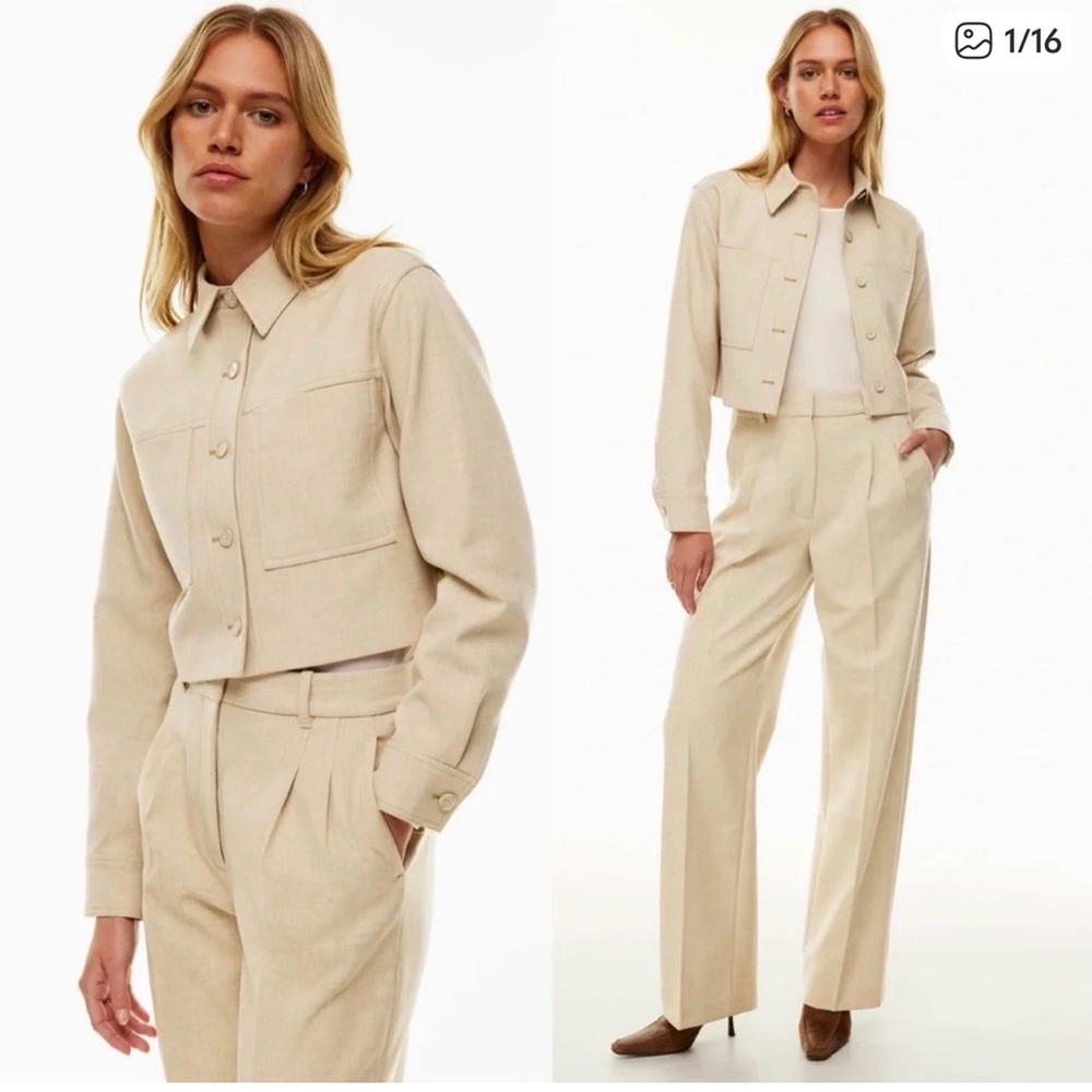 Aritzia Wilfred little cropped jacket